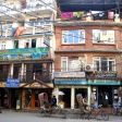 The shops around the main square of Bodhnath