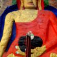 A image of Boudha at the Lhasa outskirts