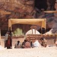 Bedouins playing while having a break