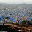 View of the blue city of Jodhpur from the Mehranghart